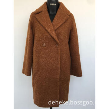 Women's winter knitted coat